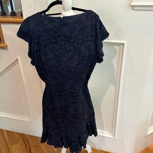 Navy, textured Vince Camuto dress size 8